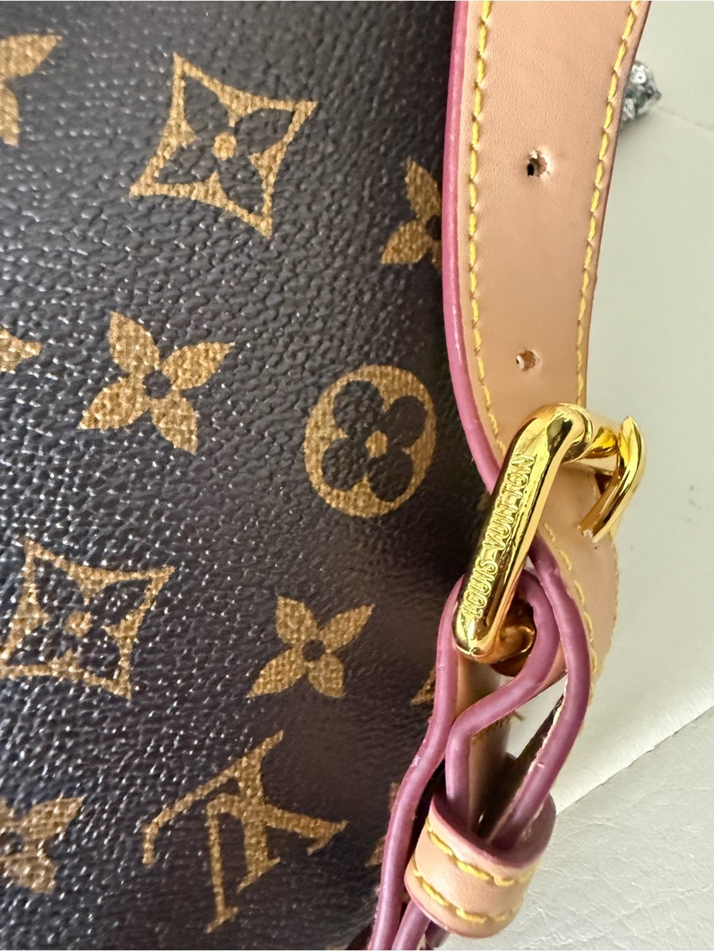 Designer Inspired Brown Monogram Canvas Bum Bag - Brown - Picture 7 of 8